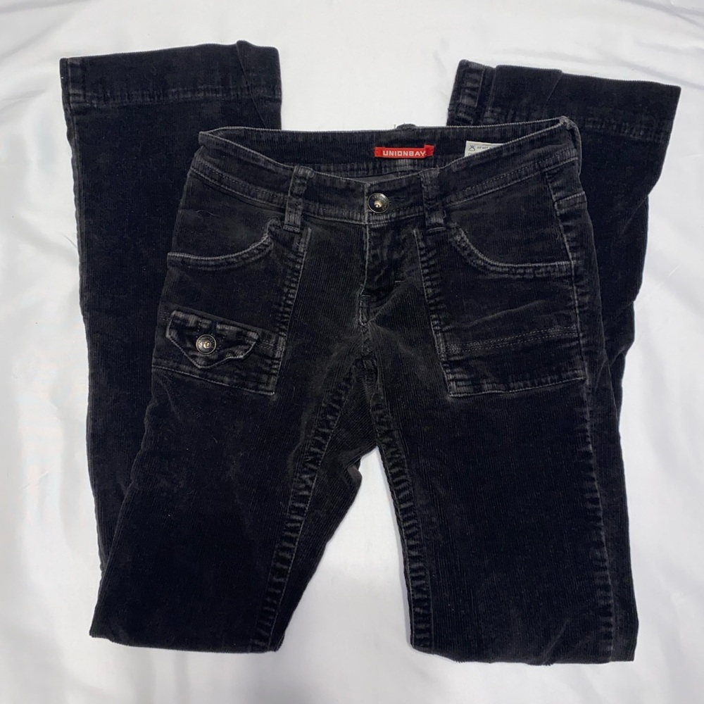 Vintage Unionbay Black Corduroy Pants